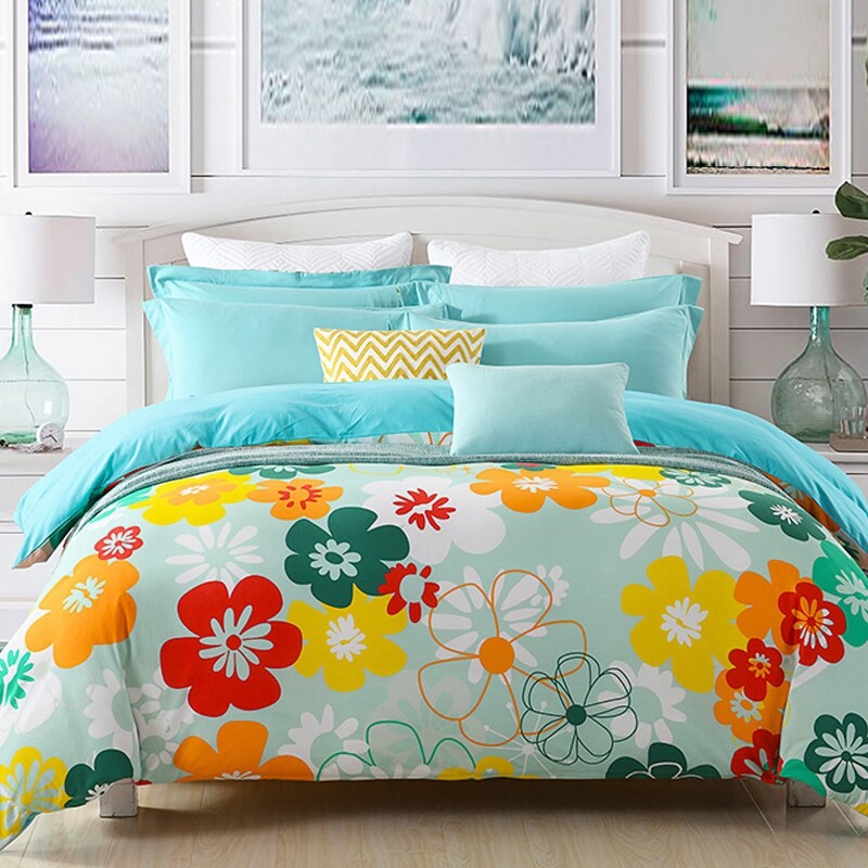 Tropical Flower Beautiful Country Chic Full, Queen Size Bedding Sets