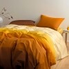 Burnt Orange Ombre Style Unique Twin, Full, Queen Size Bedding Sets