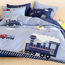 Hipster Train Funky Kis Twin, Full, Queen Size Bedding Sets