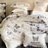 Black and White Butterfly Trendy Full, Queen Size Bedding Sets