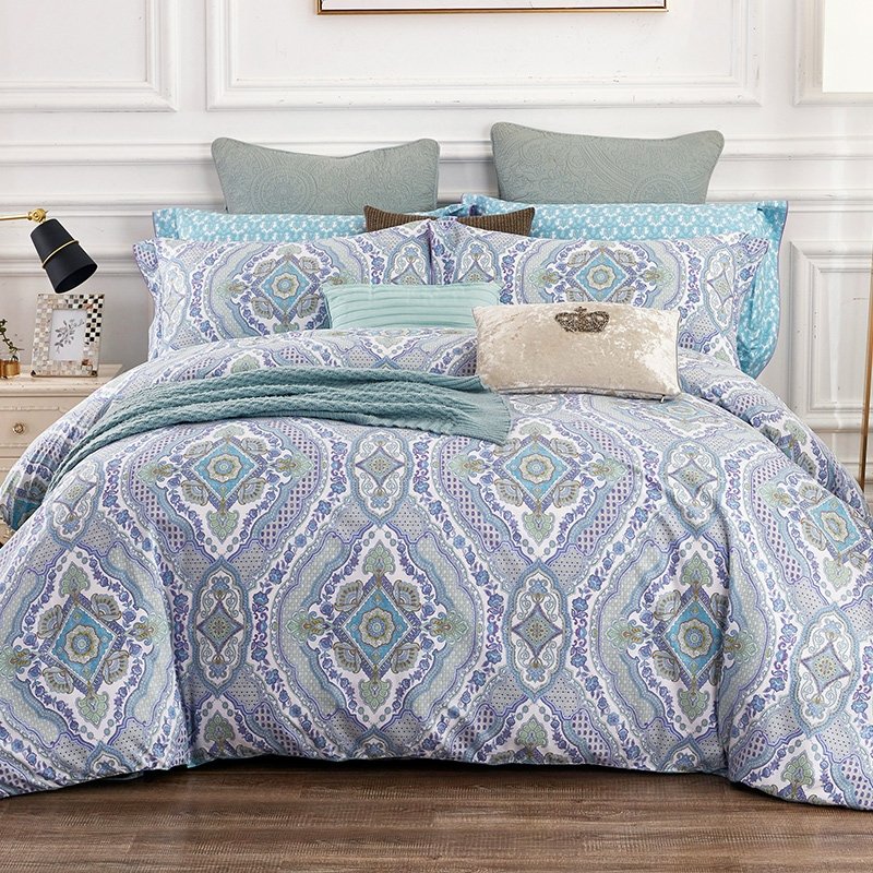 Mexican Inspired Baroque Style Bohemian Chic Full, Queen Size Bedding