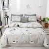 Black White and Light Gray Cat Print Hipster Twin, Full, Queen Size Bedding Sets