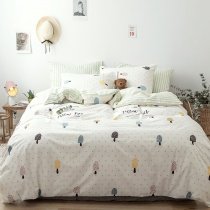 Funky Tree and Polka Dot Print Modern Chic Twin, Full Size Bedding Sets