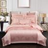 Pink Girls Paisley Shiny Pastel Style Modern Full, Queen Size Bedding Sets