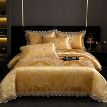 Gold Tribal Fancy Royal Style Full, Queen Size Bedding Sets